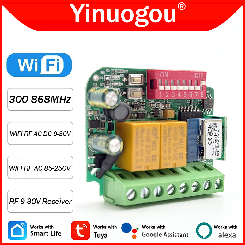 433Mhz Receiver Module - Universal Tuya WiFi Switch Garage Door