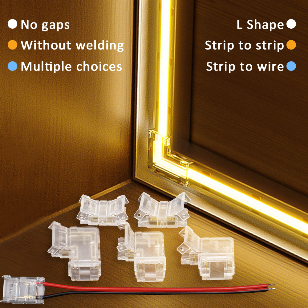 Rgb Led Matrix 8X8 - Solderless LED Connector 2 Pin 5mm
