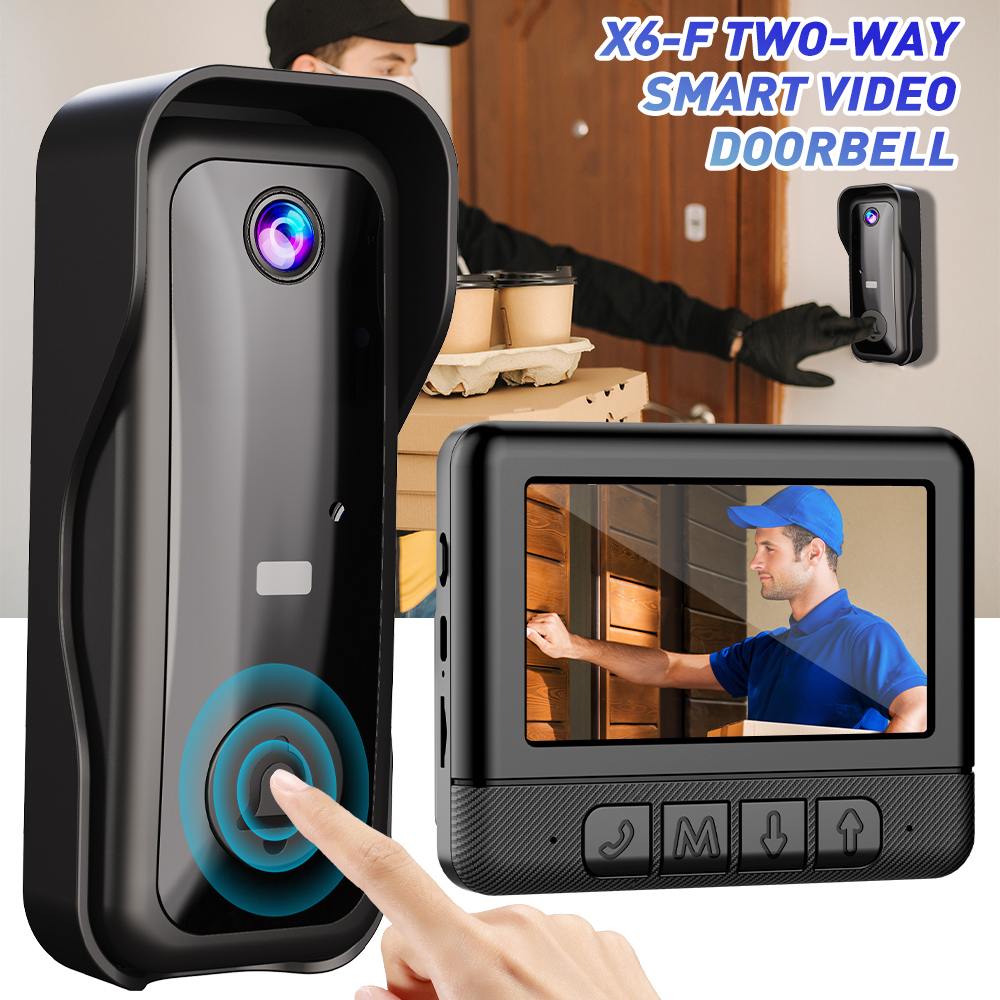 Smart Doorbell Wired - X6 Smart Video Doorbell Camera Bundle