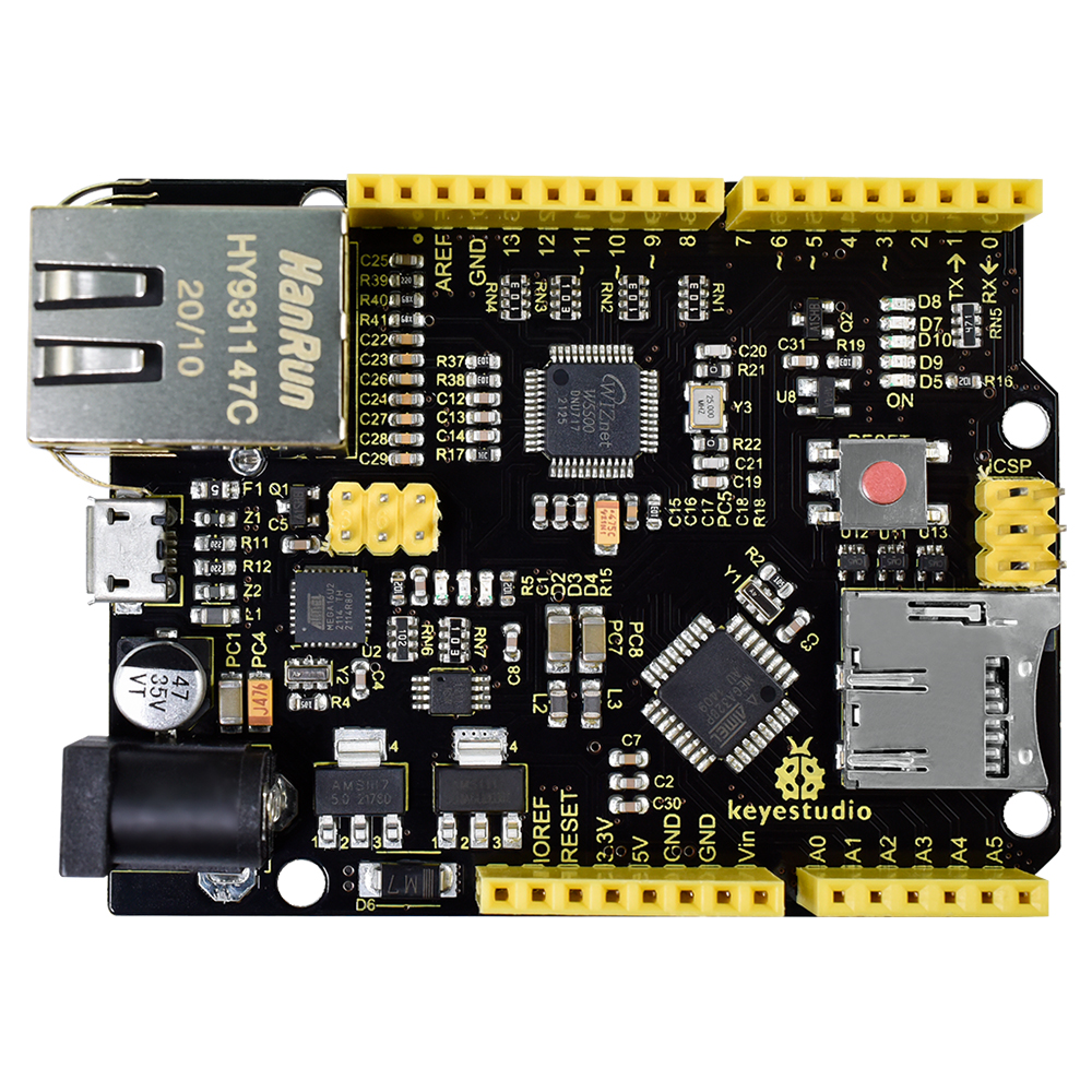 Ethernet Module W5500 - Keyestudio W5500 ETHERNET DEVELOPMENT BOARD DEVELOPMENT
