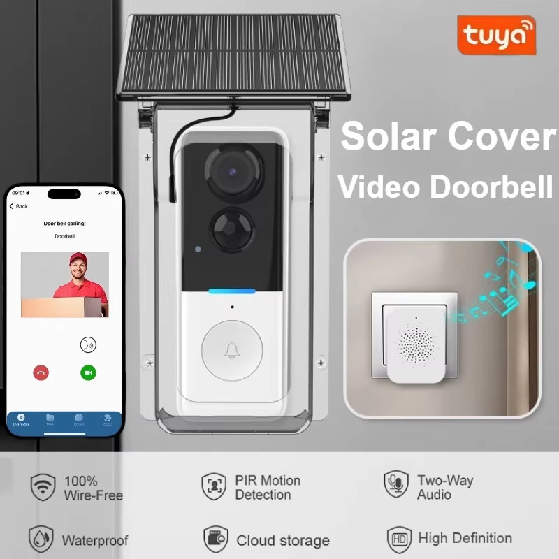 Smart Doorbell Wired - Tuya 1080P Doorbell Camera WIFI with
