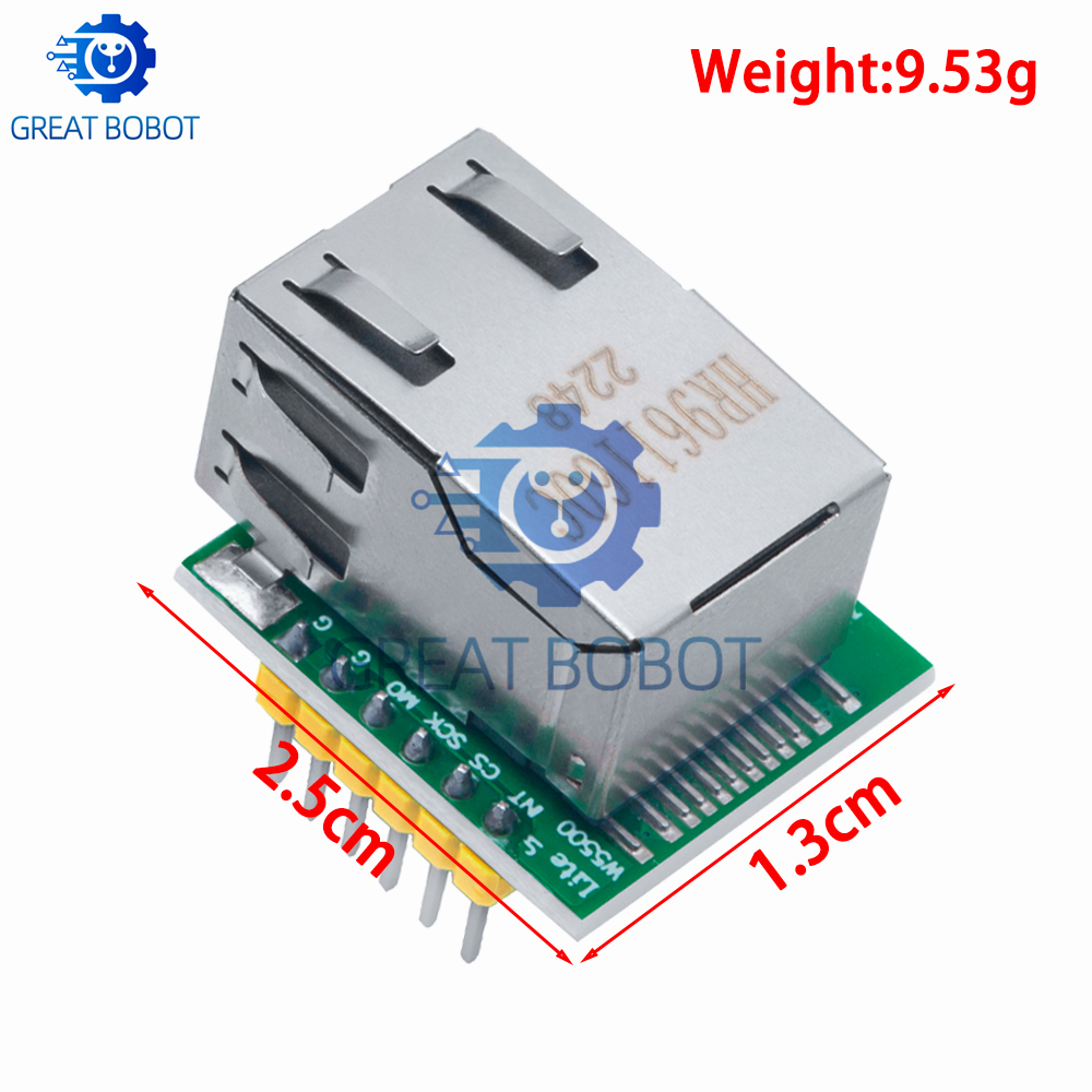 BS 1PCS  W5500 Ethernet networ - Ethernet Module W5500 avaliação e preço