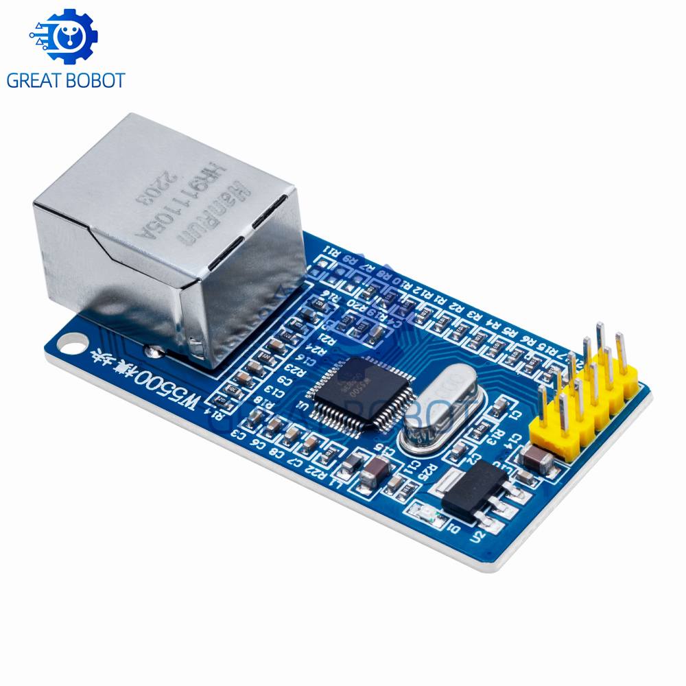 BS 1PCS  W5500 Ethernet networ - Ethernet Module W5500 avaliação e preço