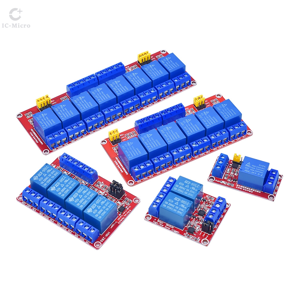 1 2 6 4 8 Channel 5V 12V 24V R - Relay 8 Channel Board avaliação e preço