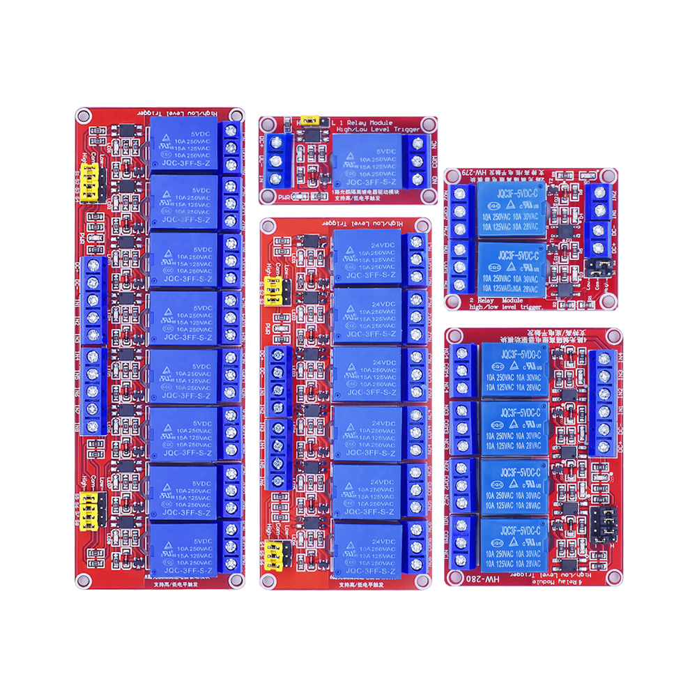 1 2 6 4 8 Channel 5V 12V 24V R - Relay 8 Channel Board avaliação e preço