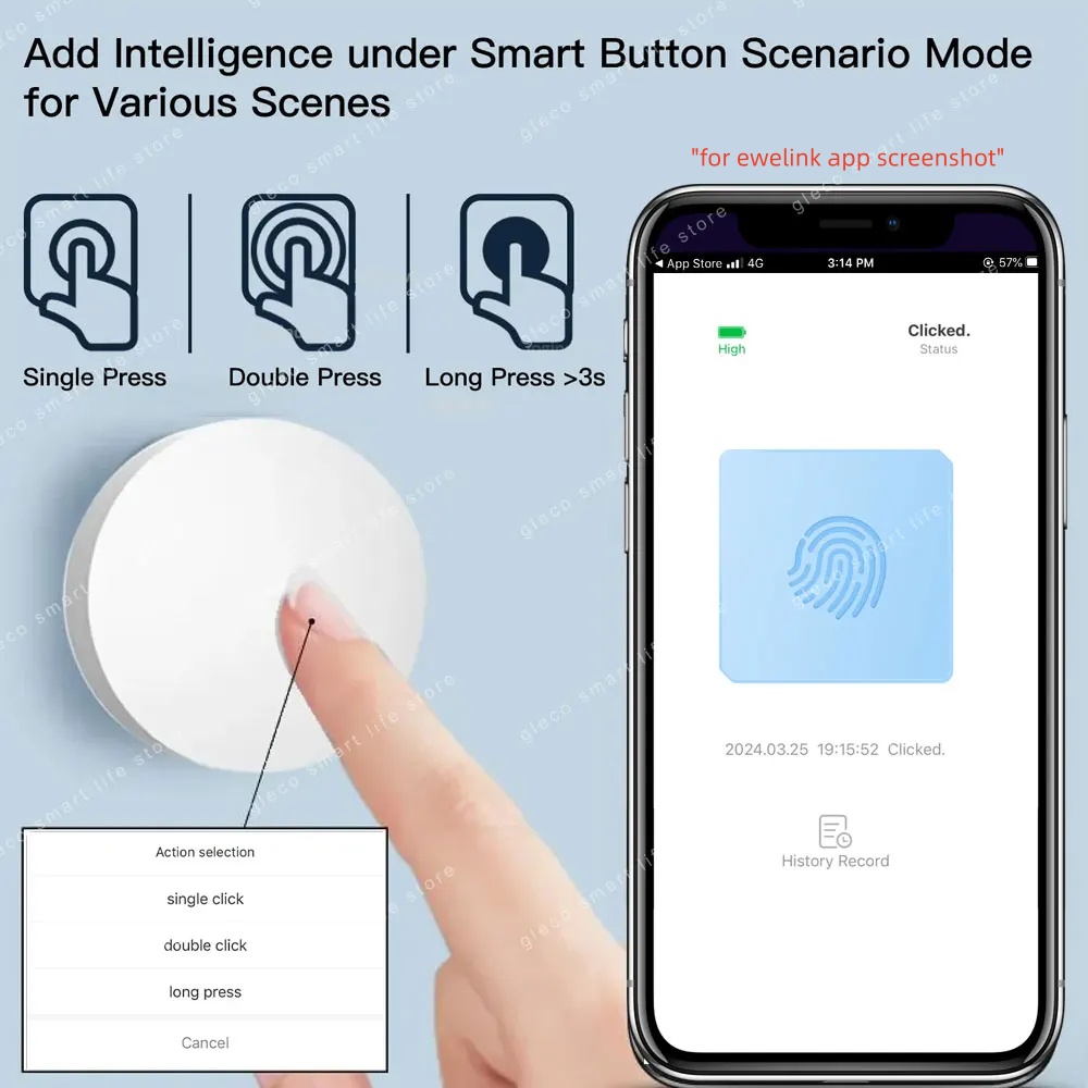 New Zigbee Button Scene Switch - Home Automation Ideas avaliação e preço