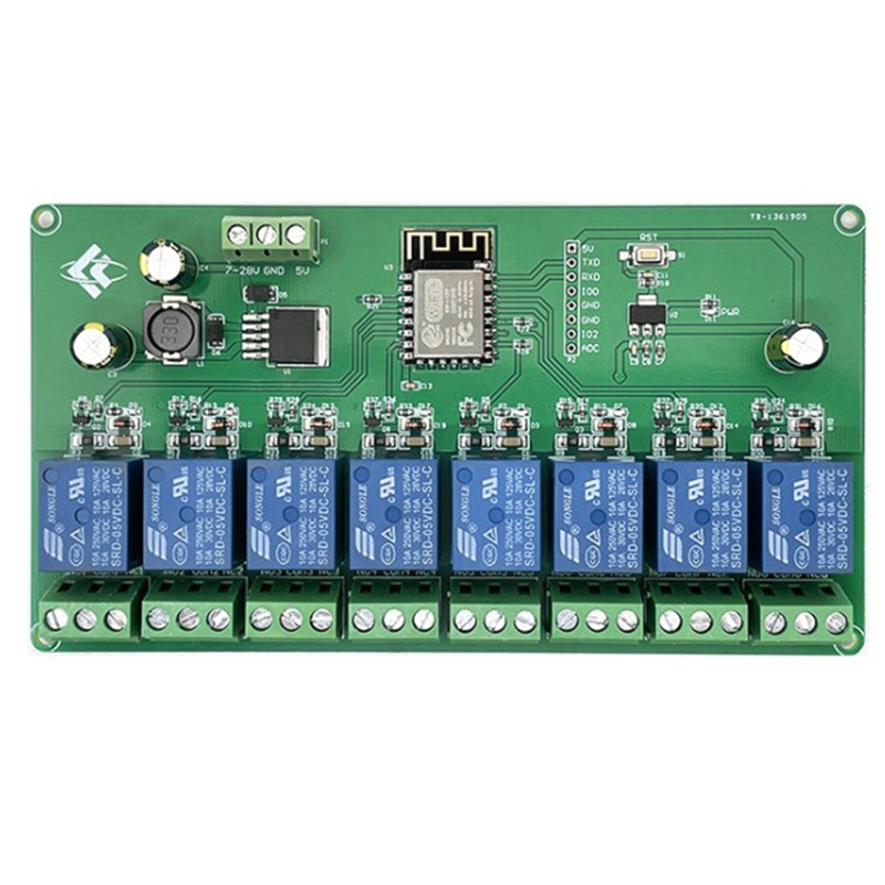 ESP8266 WIFI 8 Channel Relay M - Relay 8 Channel Board avaliação e preço