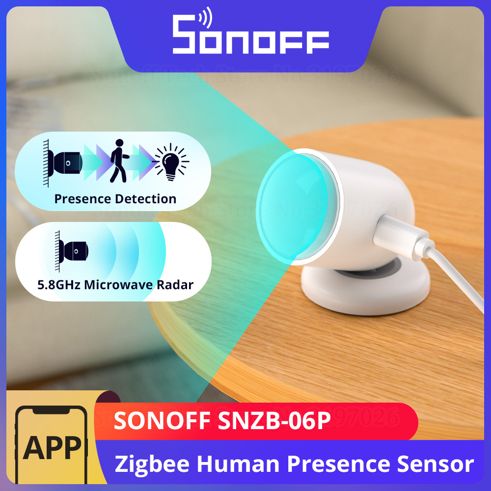 SONOFF SNZB-06P Zigbee Human P - Sonoff Basic Switch avaliação e preço