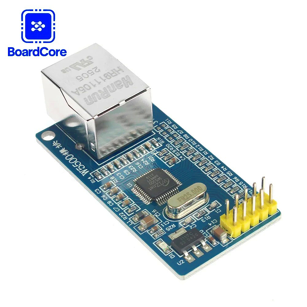 1PC 3.3V W5500 Chip New SPI to - Ethernet Module W5500 avaliação e preço