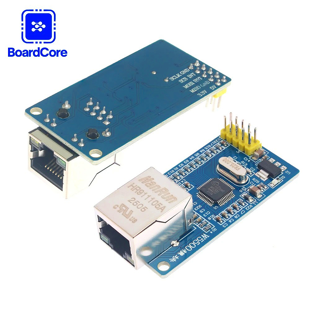 1PC 3.3V W5500 Chip New SPI to - Ethernet Module W5500 avaliação e preço