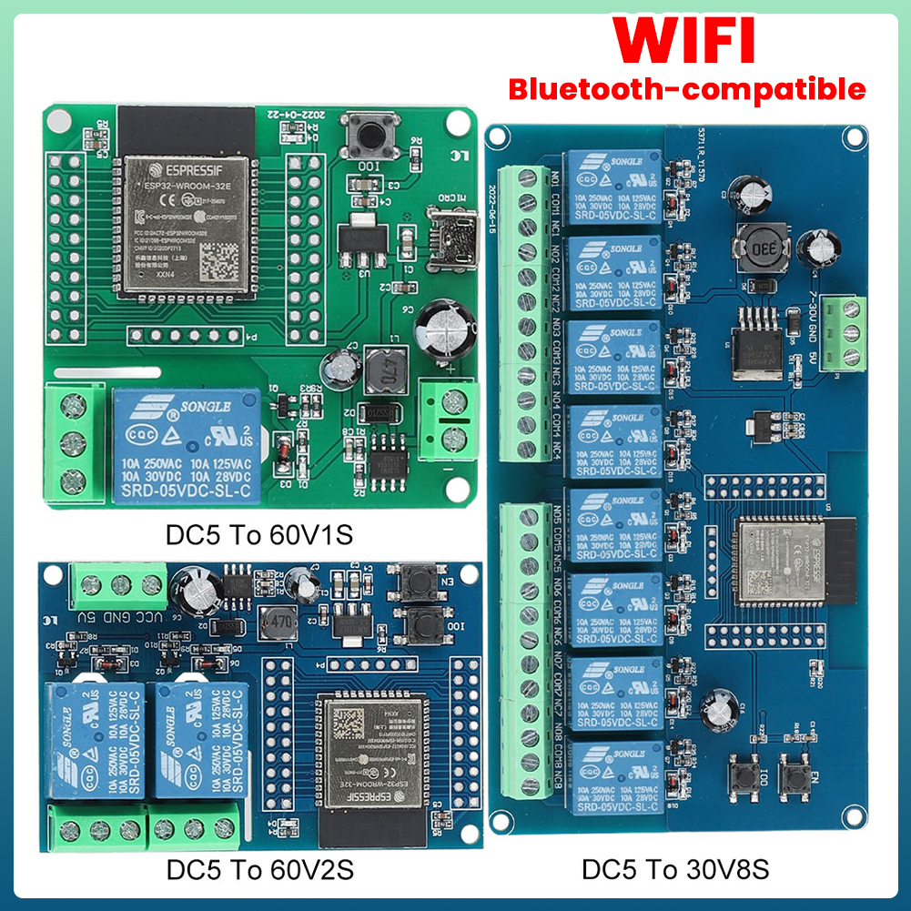 ESP32 Power Supply Module 1/2/ - Relay 8 Channel Board avaliação e preço