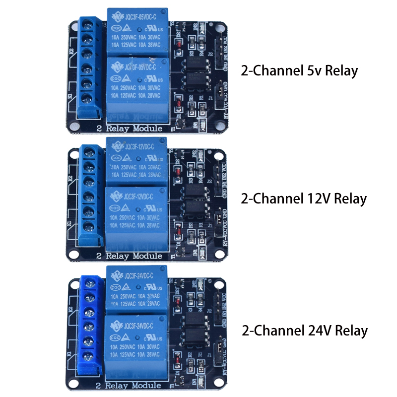 DC 5V 12V 24V 1 2 4 6 8 Channe - Relay 8 Channel Board avaliação e preço
