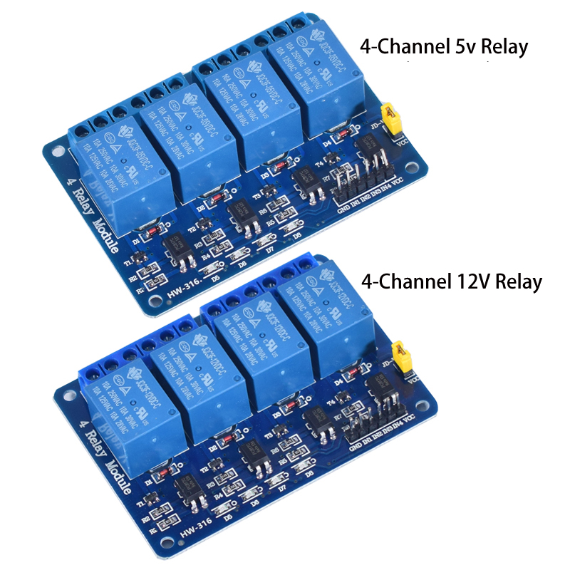 DC 5V 12V 24V 1 2 4 6 8 Channe - Relay 8 Channel Board avaliação e preço
