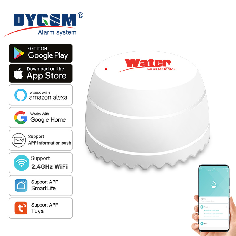 Tuya WiFi Water Leak Detector  - Water Leak Detector Wired avaliação e preço