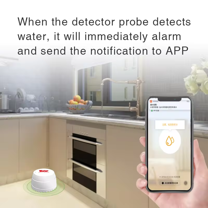 Tuya WiFi Water Leak Detector  - Water Leak Detector Wired avaliação e preço