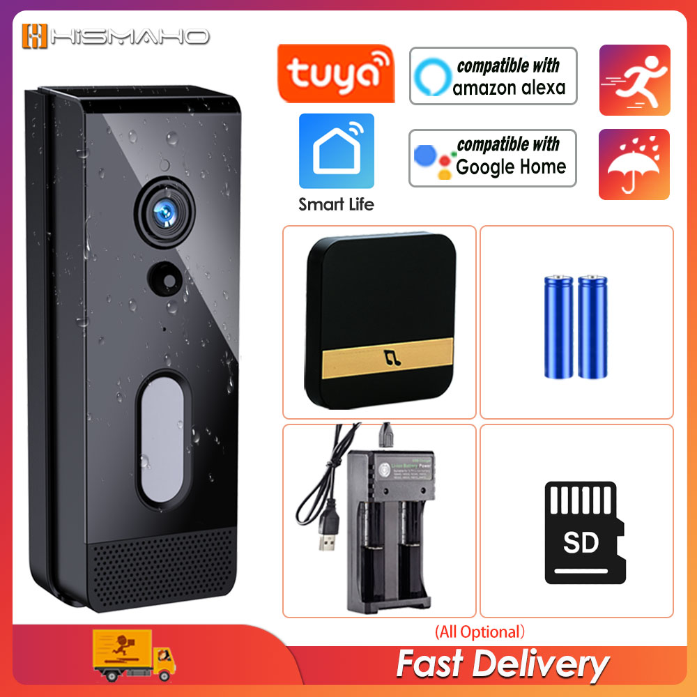 Tuya WiFi Doorbell Camera Outd - Smart Doorbell Wired avaliação e preço