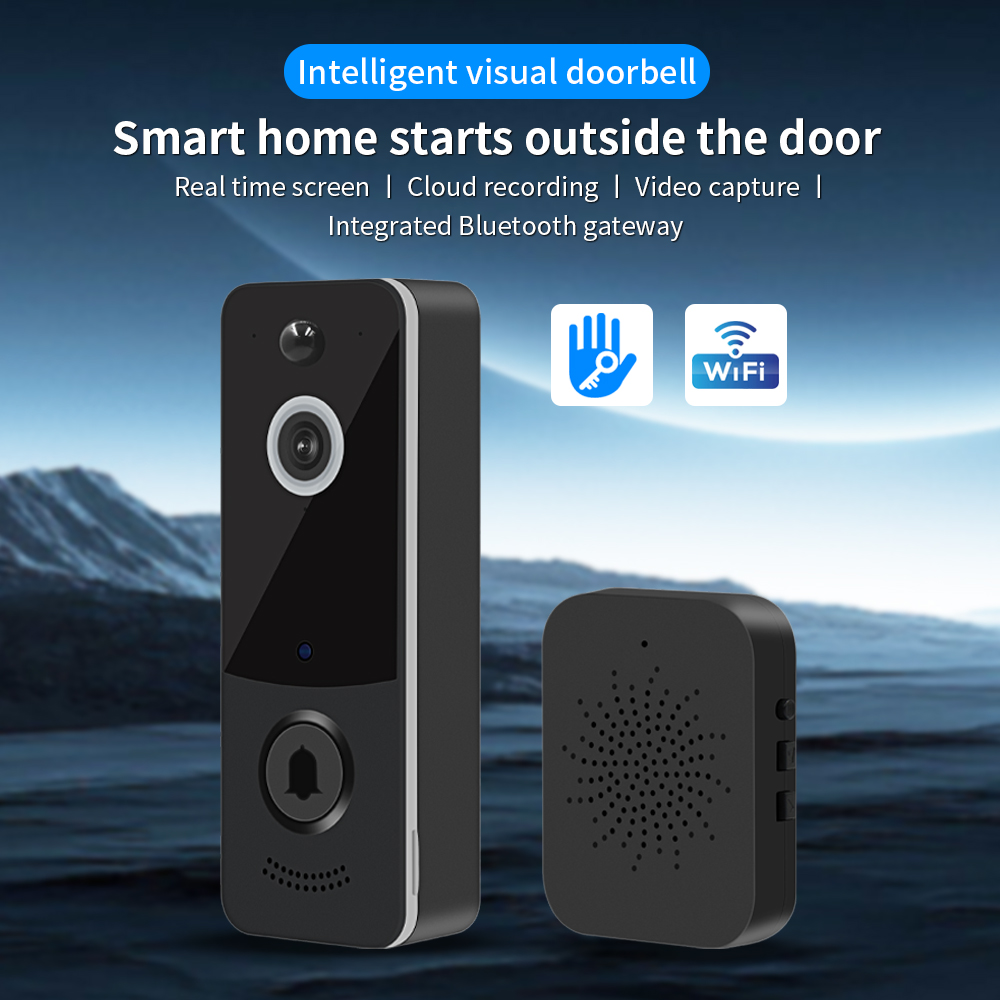 1080P WIFI Video Doorbell TTLO - Smart Doorbell Wired avaliação e preço
