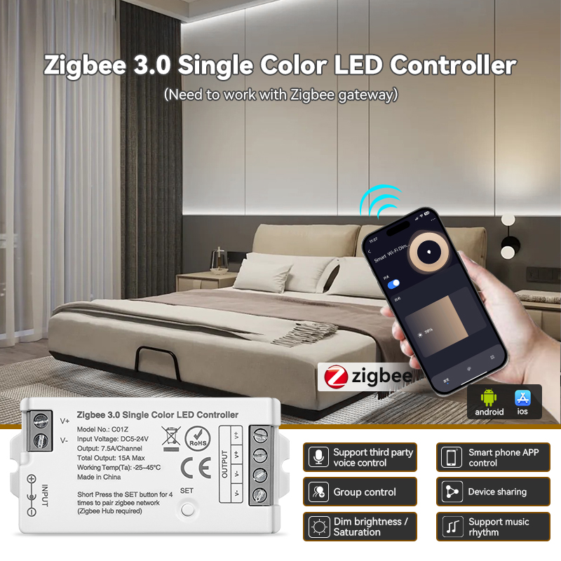 DC5-24V C01Z Zigbee 3.0 Smart  - Zigbee Coordinator Stick avaliação e preço