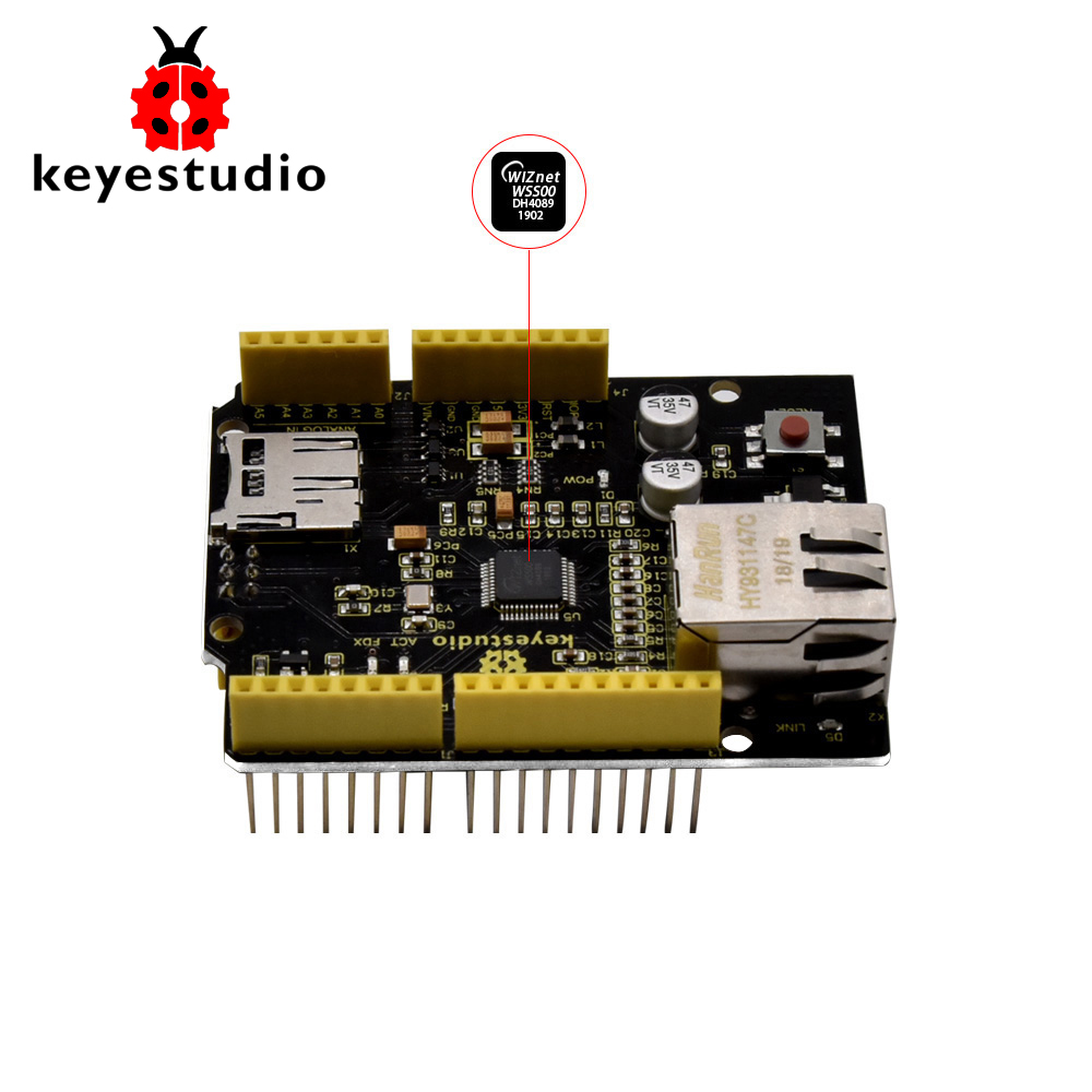 Keyestudio W5500 Ethernet Shie - Ethernet Module W5500 avaliação e preço