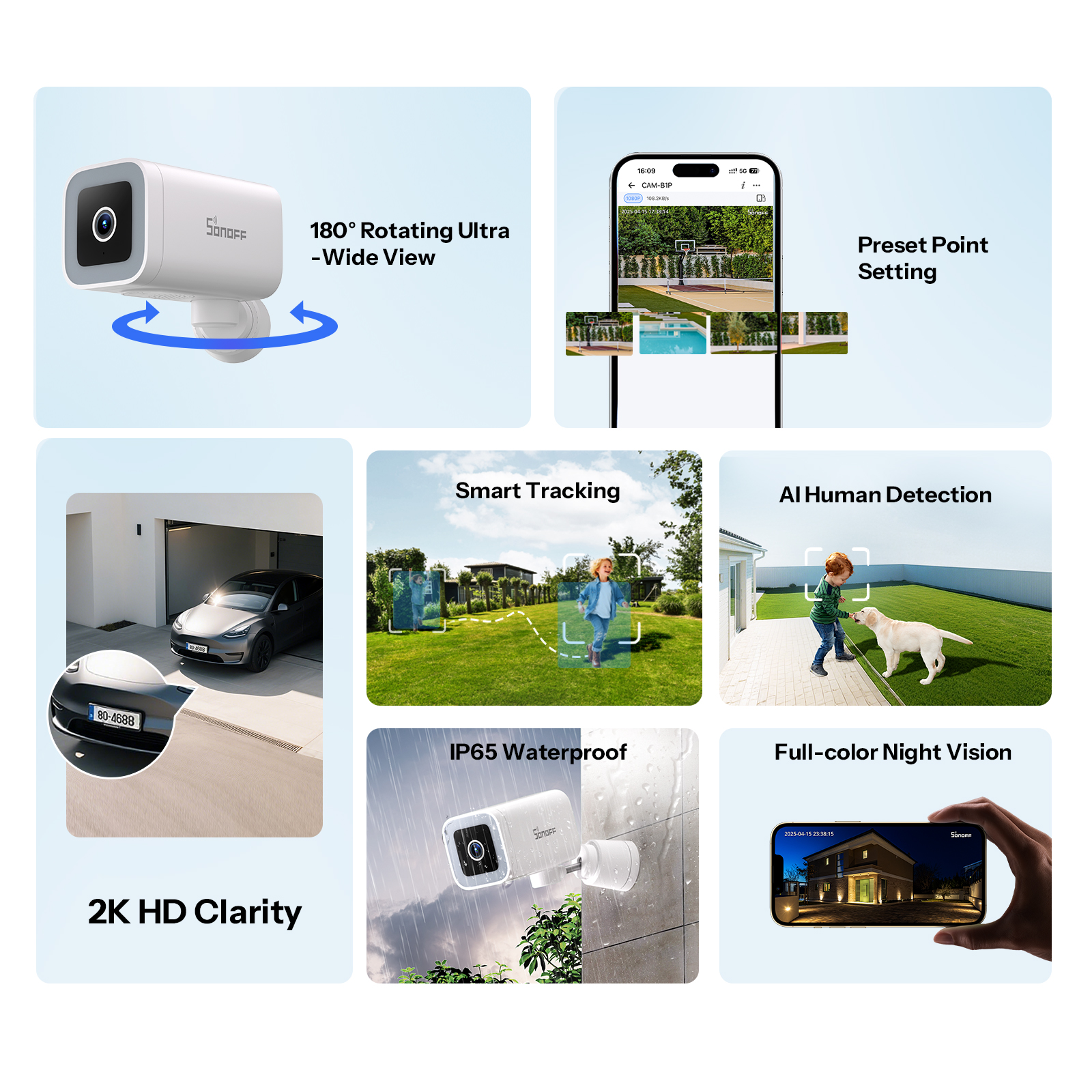SONOFF CAM-B1P 2K HD Outdoor S - Sonoff Basic Switch avaliação e preço