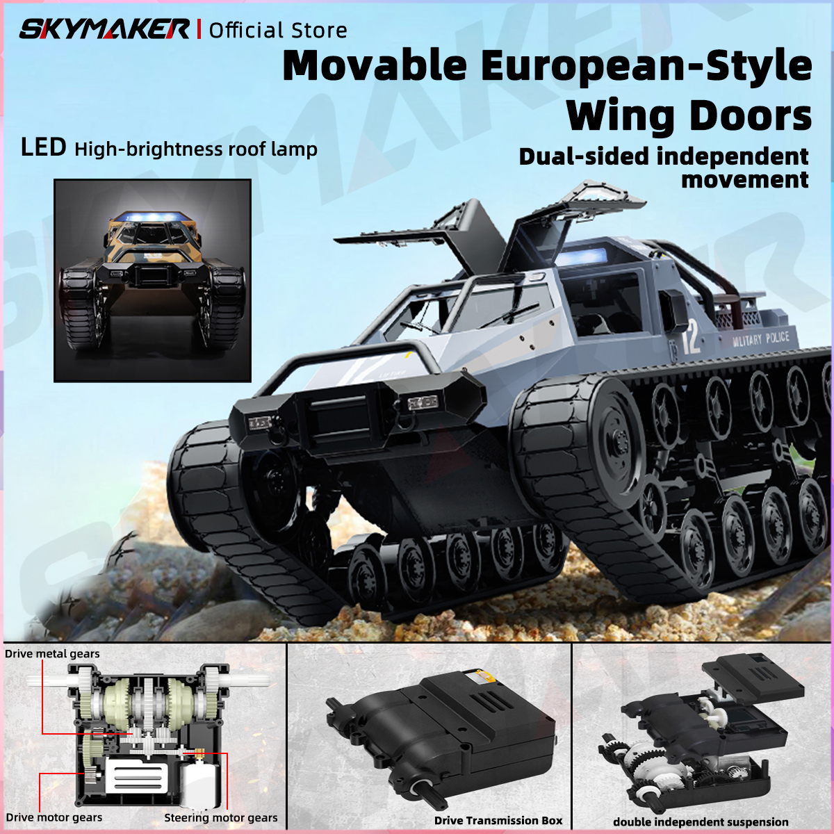 JJRC C8812 Max Tracked Tank Mo - Home Automation Tutorial avaliação e preço