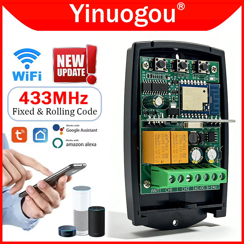 Universal 433MHz Tuya WIFI Gar - 433Mhz Receiver Module avaliação e preço