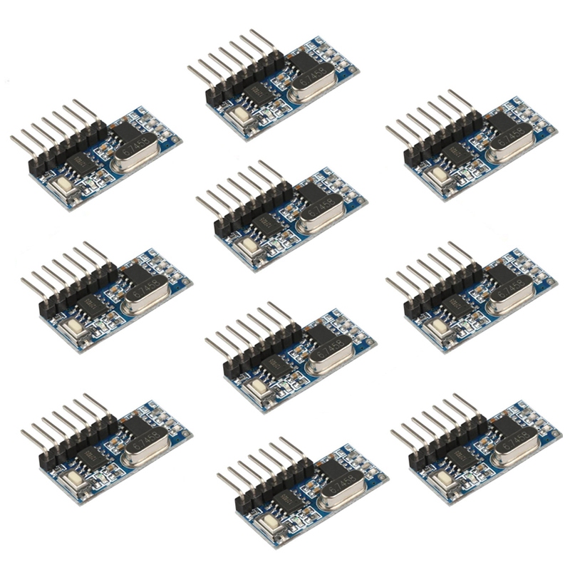 ABKQ-10PCS 433Mhz RF Receiver  - 433Mhz Receiver Module avaliação e preço