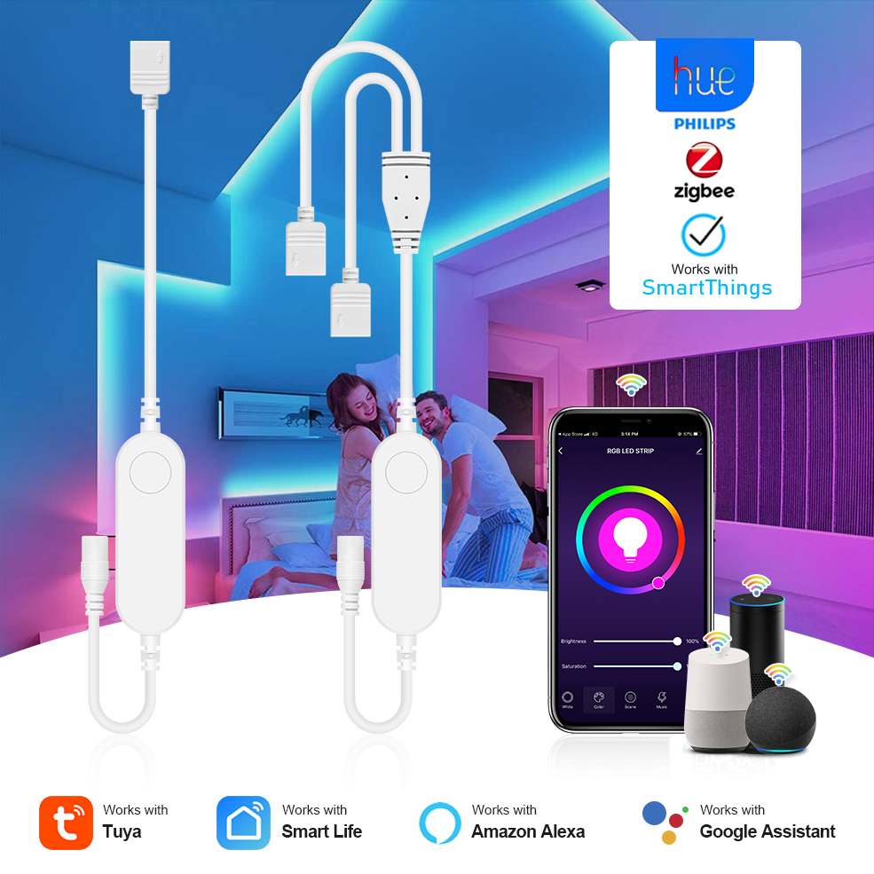 TUYA Zigbee DC5V 12V 24V RGB R - Zigbee Coordinator Stick avaliação e preço