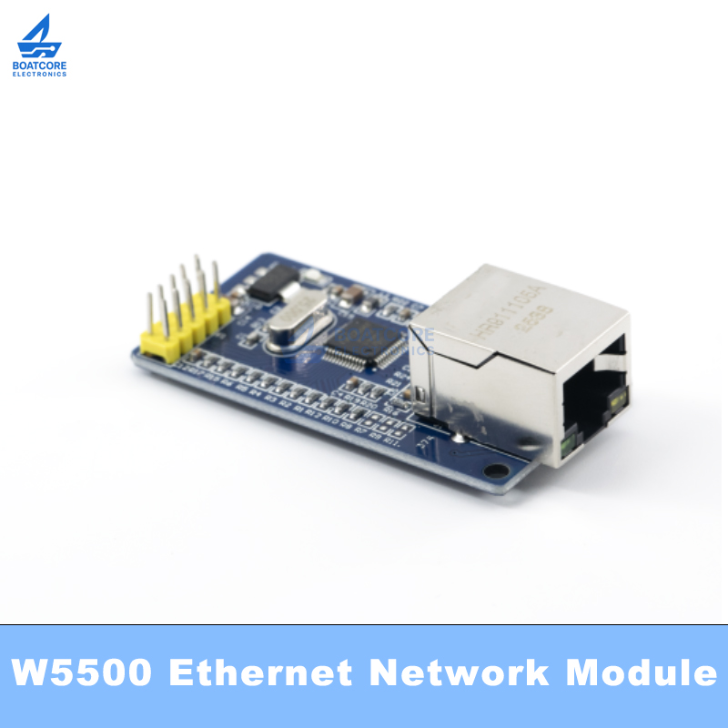 1PCS W5500 Chip New SPI to LAN - Ethernet Module W5500 avaliação e preço