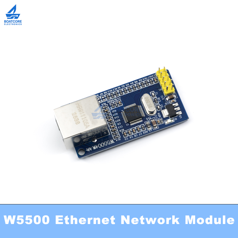 1PCS W5500 Chip New SPI to LAN - Ethernet Module W5500 avaliação e preço