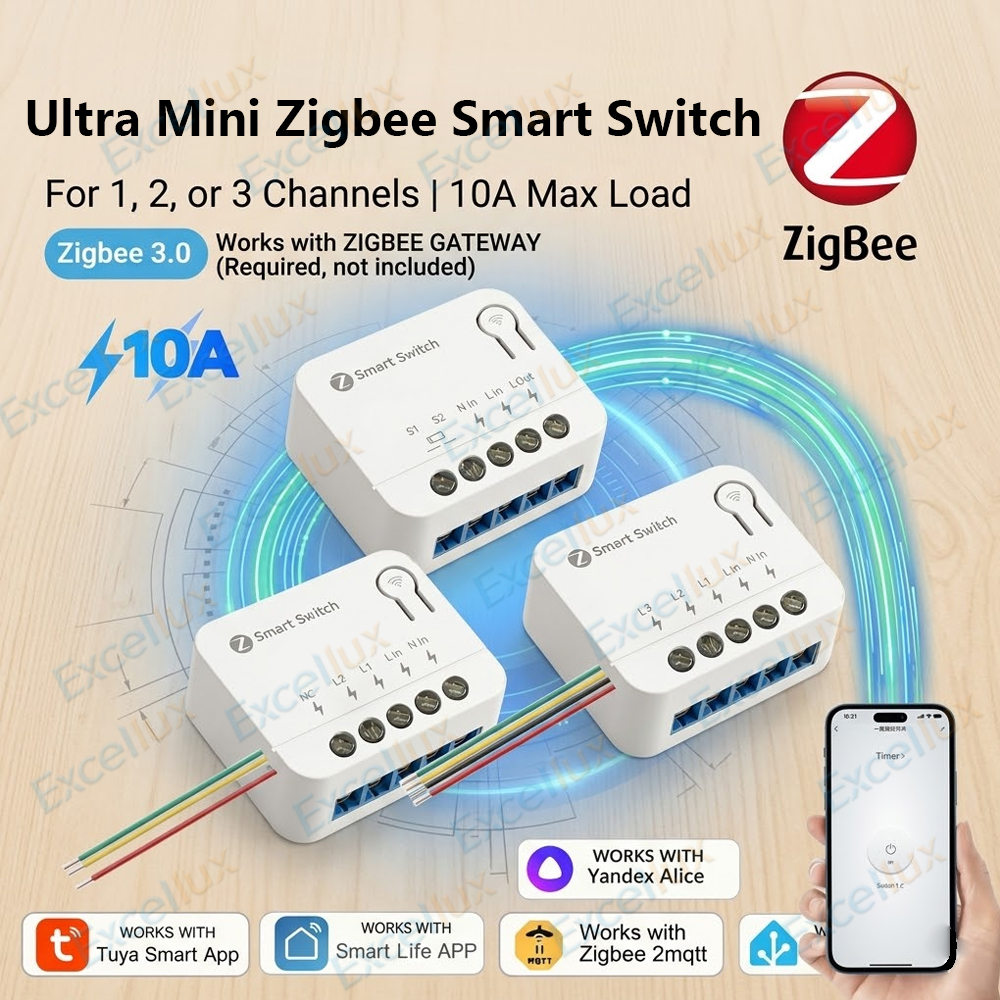 Ultra Mini ZigBee Smart Switch - Diy Home Automation Hub avaliação e preço