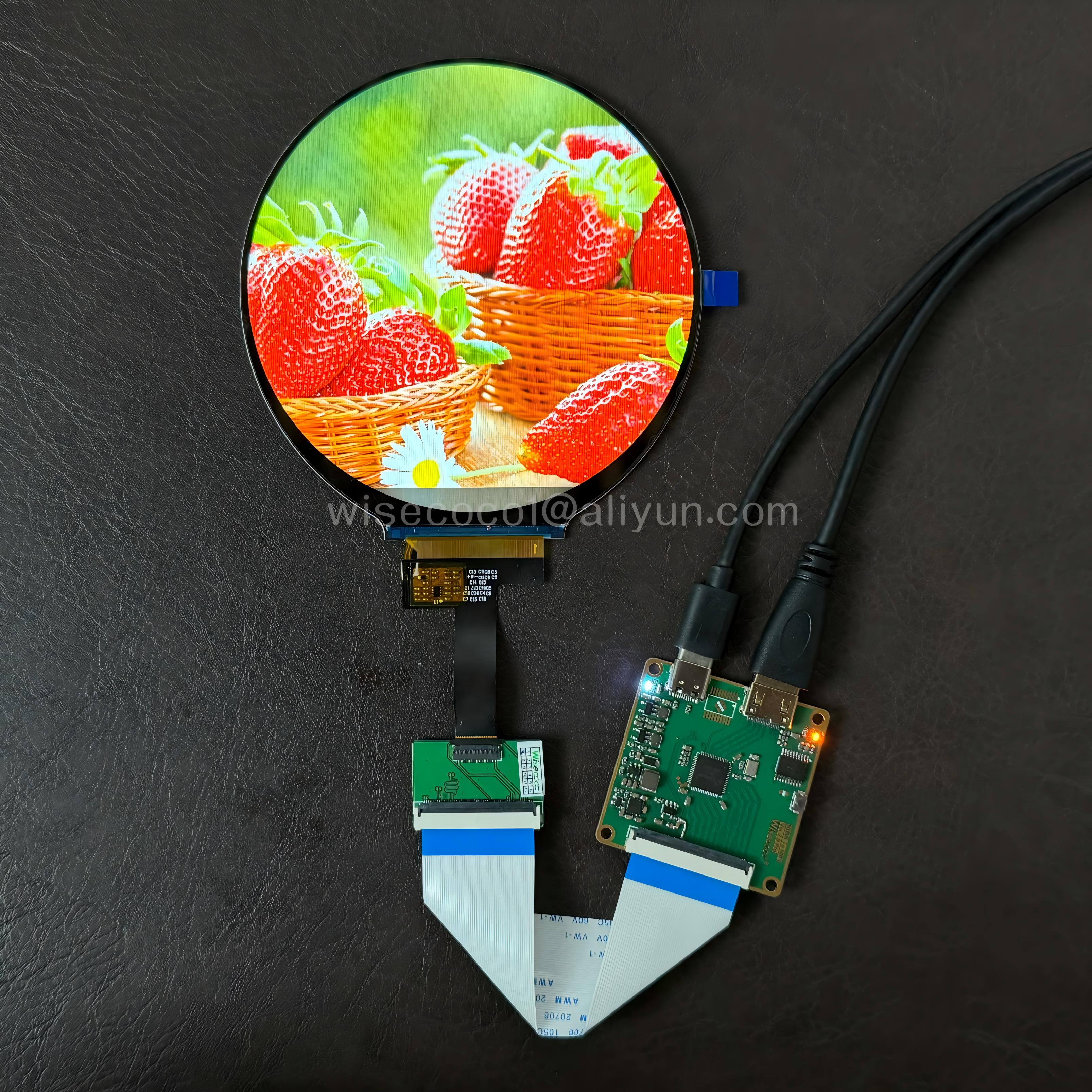 Wisecoco 4 Inch Round LCD Disp - Home Automation Raspberry Pi avaliação e preço
