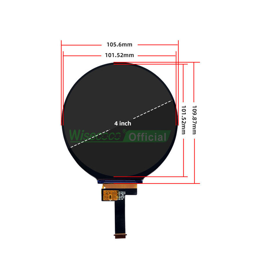 Wisecoco 4 Inch Round LCD Disp - Home Automation Raspberry Pi avaliação e preço