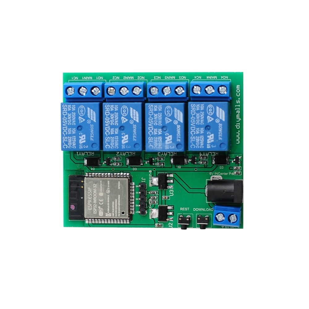 ESP32S 4-Channel WiFi/Bluetoot - Iot Diy Home Automation avaliação e preço