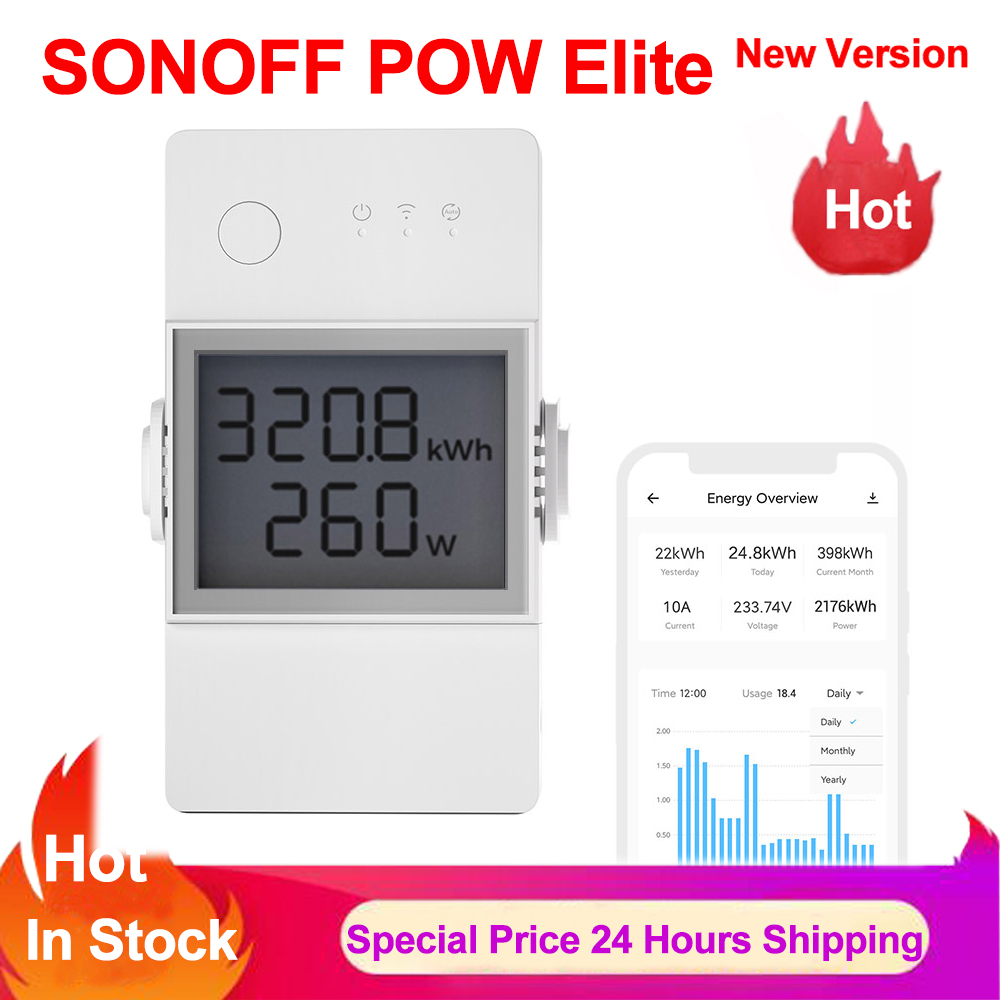 SONOFF POW Elite Smart Power M - Sonoff Basic Switch avaliação e preço