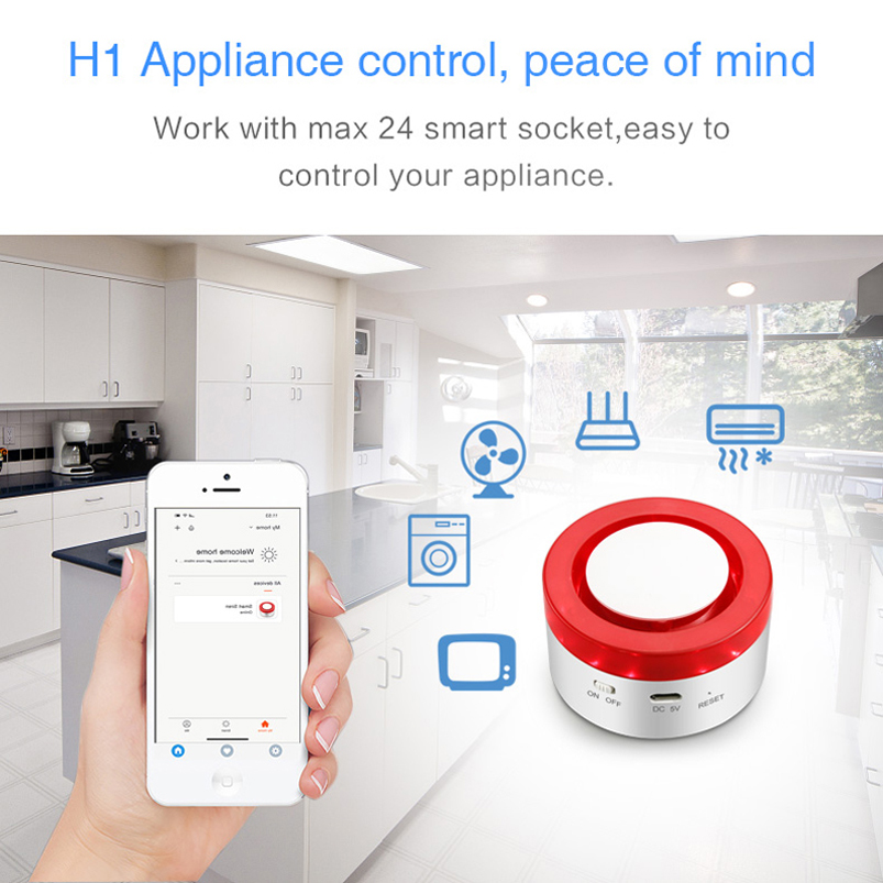 WIFI Wireless Security Alarm S - Smart Home Automation Diy avaliação e preço