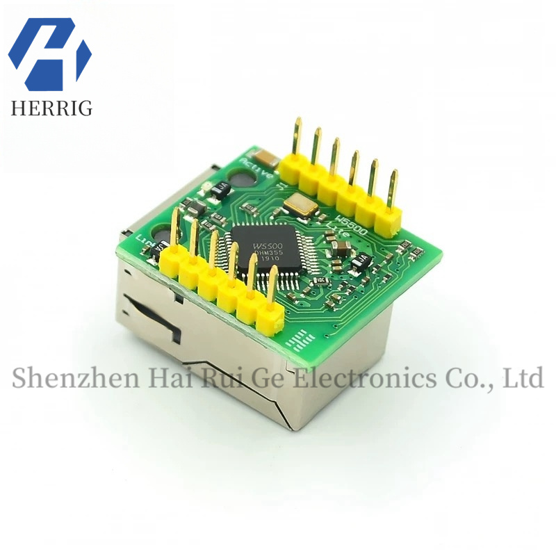 1PCS The W5500 module TCP/IP E - Ethernet Module W5500 avaliação e preço