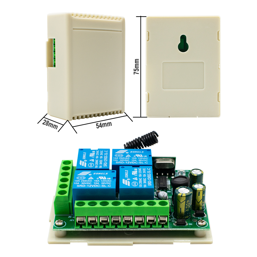 433Mhz Wireless Switch AC 85-2 - 433Mhz Receiver Module avaliação e preço