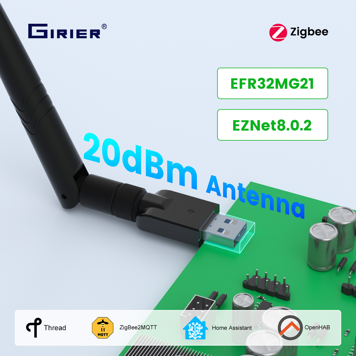 GIRIER ZigBee 3.0 Dongle USB G - Zigbee Coordinator Stick avaliação e preço