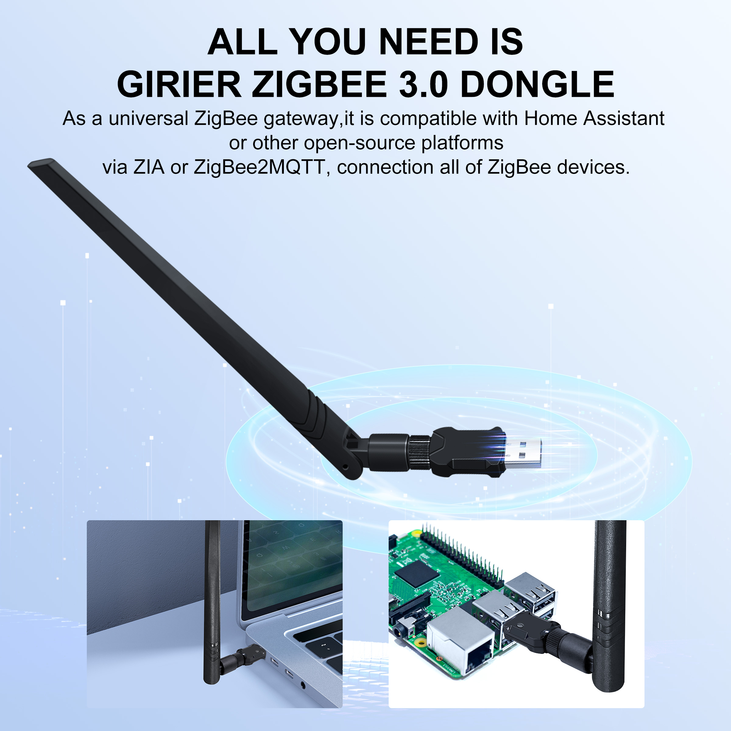 GIRIER ZigBee 3.0 Dongle USB G - Zigbee Coordinator Stick avaliação e preço