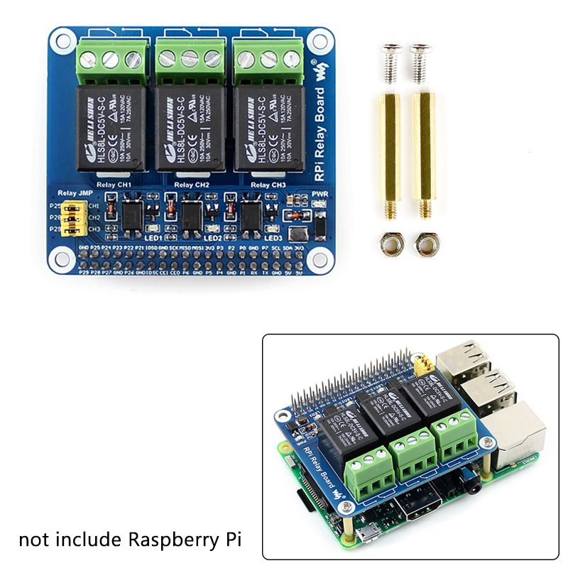 3 Channel Relay Expansion Boar - Home Automation Raspberry Pi avaliação e preço