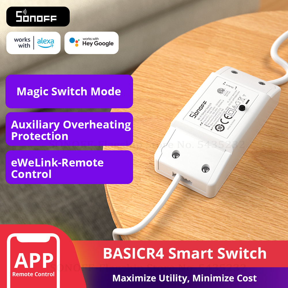 SONOFF BASICR4 Wifi Switch Sma - Sonoff Basic Switch avaliação e preço