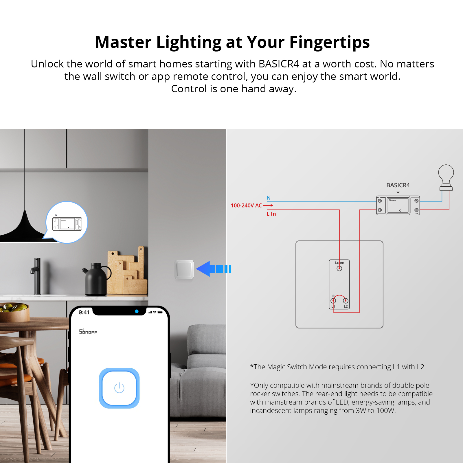 SONOFF BASICR4 Wifi Switch Sma - Sonoff Basic Switch avaliação e preço