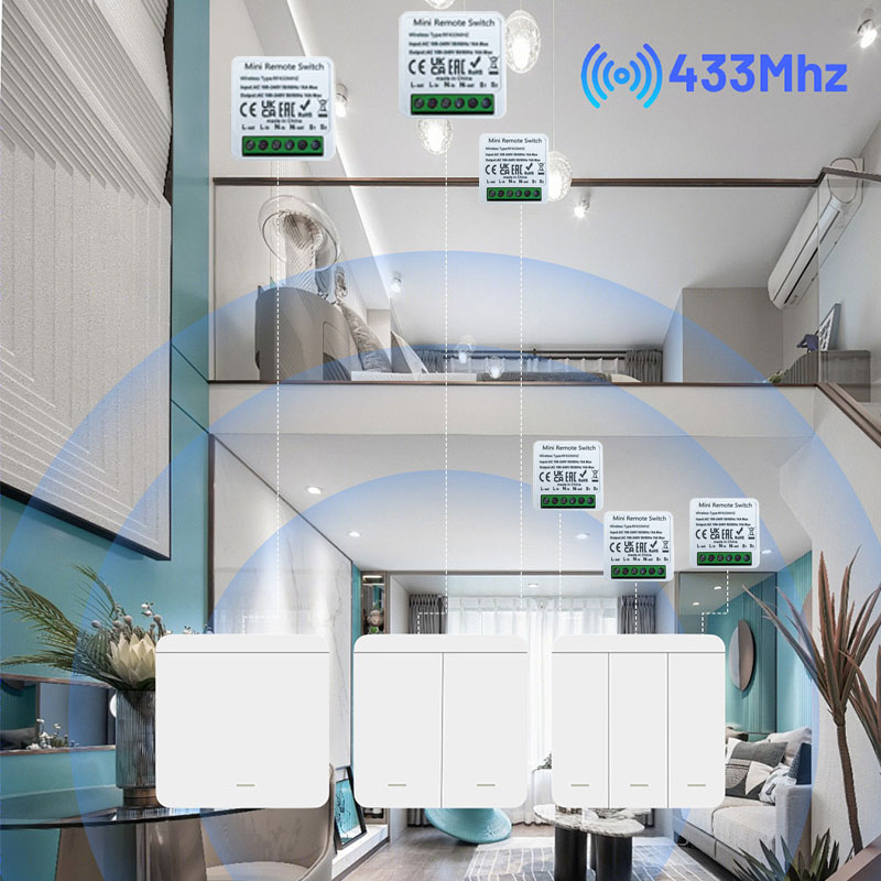 RF 433MHz Smart DIY Wireless S - Home Automation Systems Diy avaliação e preço