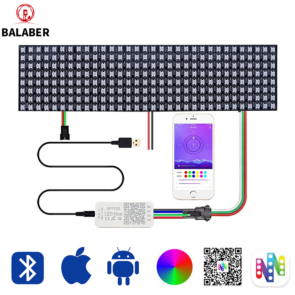 WS2812B SMD5050 RGB Panel LED  - Rgb Led Matrix 8X8 avaliação e preço
