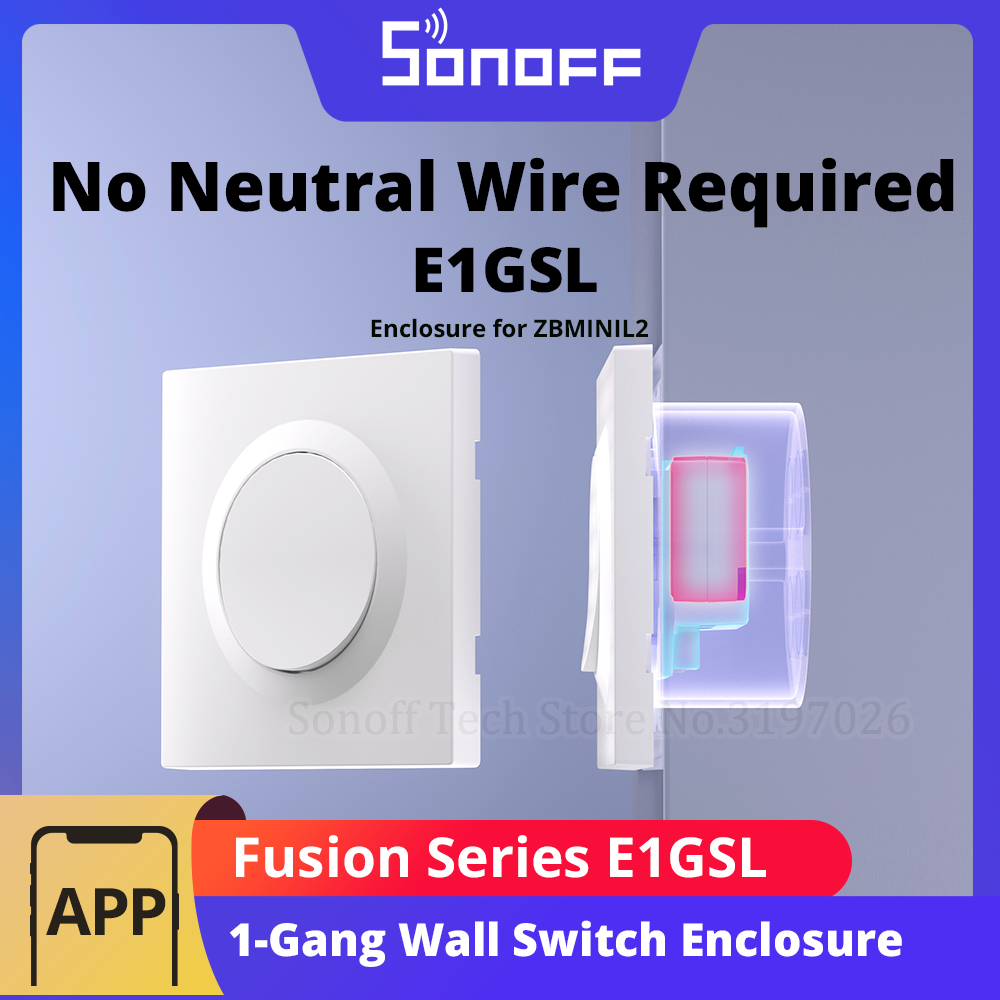 SONOFF E1GSL Wall Switch Enclo - Sonoff Basic Switch avaliação e preço