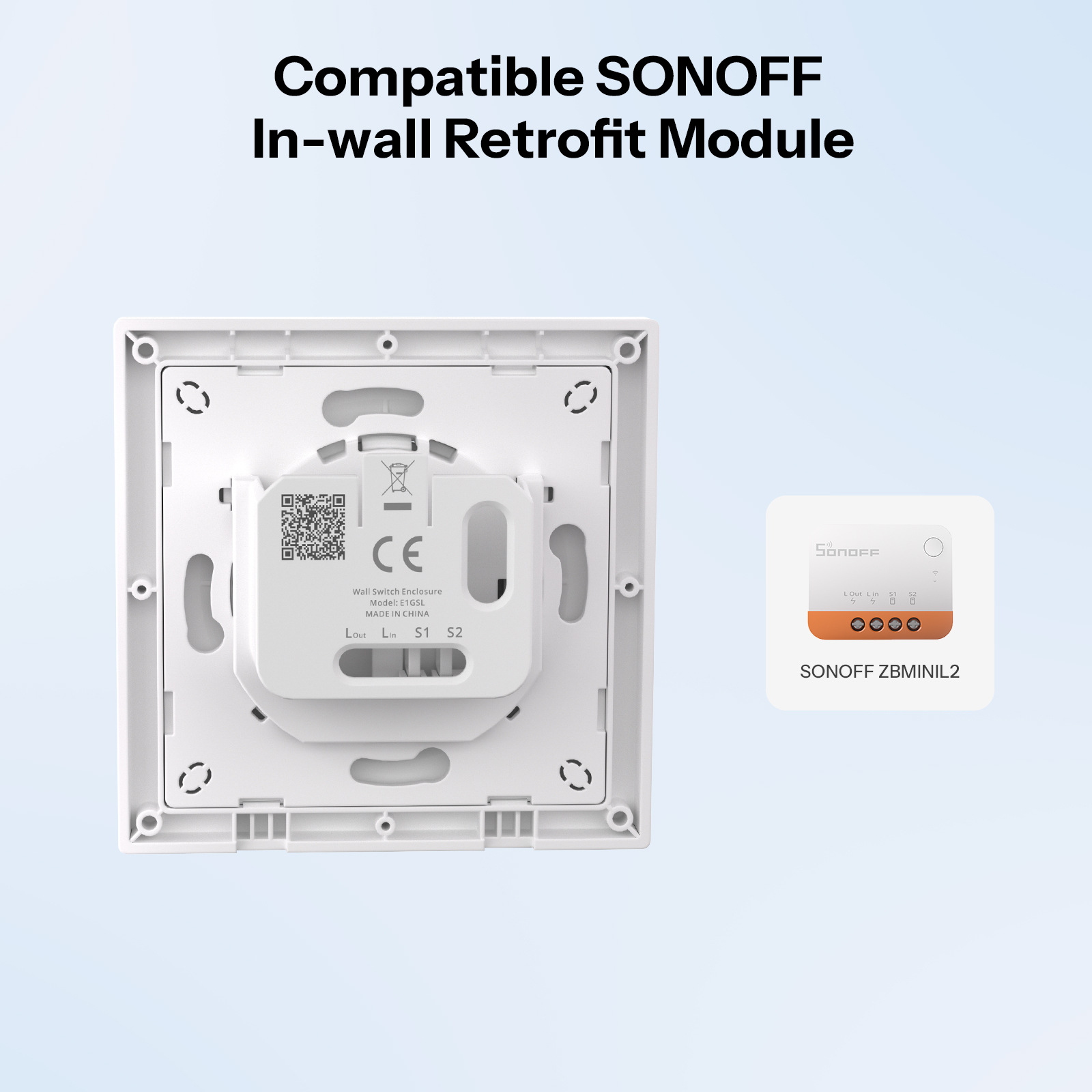 SONOFF E1GSL Wall Switch Enclo - Sonoff Basic Switch avaliação e preço