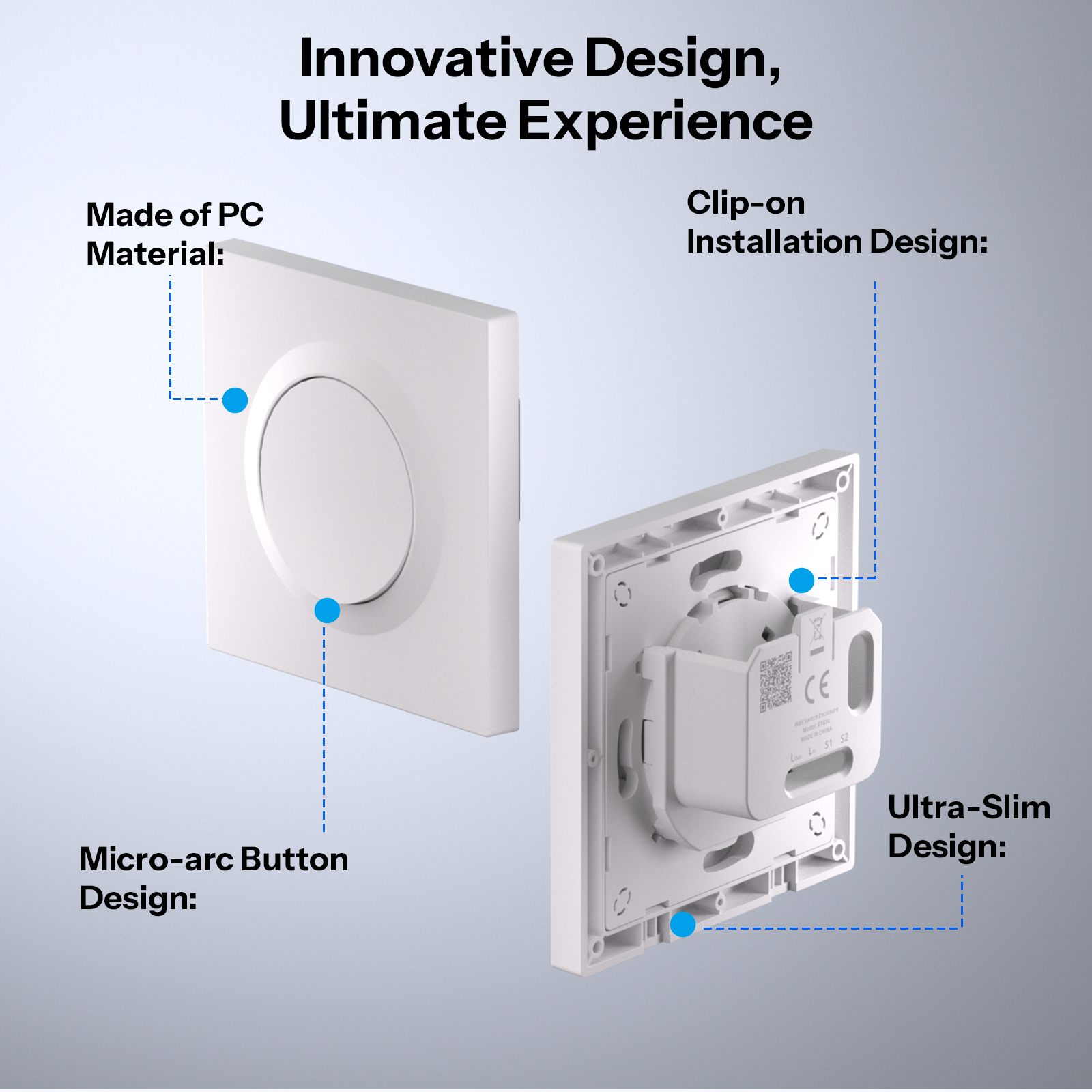 SONOFF E1GSL Wall Switch Enclo - Sonoff Basic Switch avaliação e preço