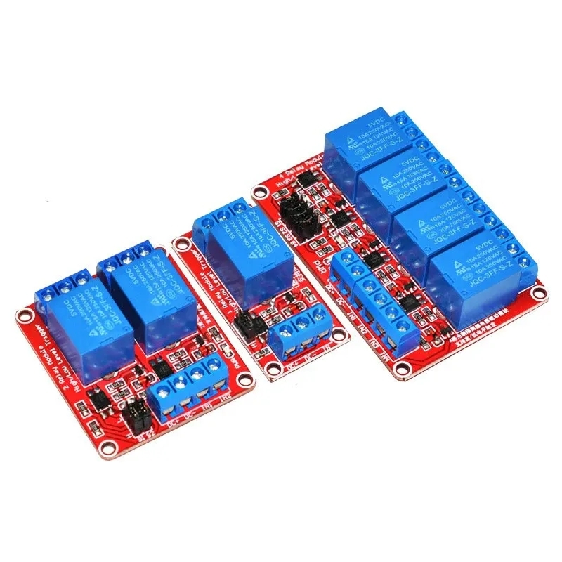 DC 5V 12V 24V 1 2 4 6 8 Channe - Relay 8 Channel Board avaliação e preço