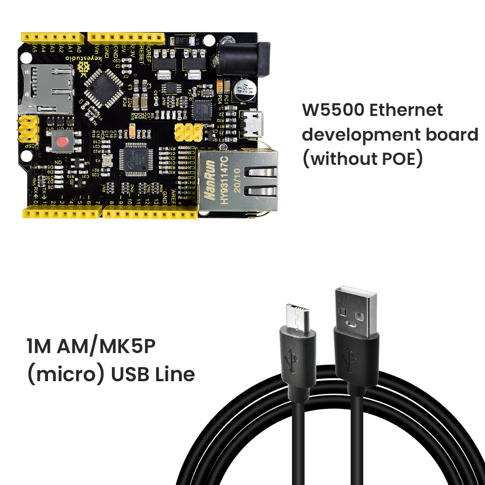 Keyestudio W5500 ETHERNET DEVE - Ethernet Module W5500 avaliação e preço